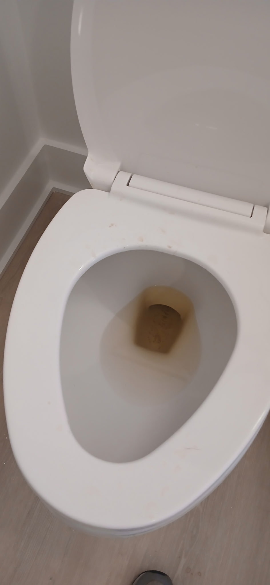 Bathroom before clean